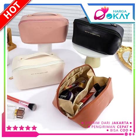 Jual Ho Tas Penyimpanan Kosmetik Wanita Tahan Air Kapasitas Besar Tas