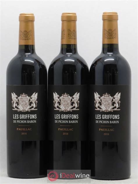 Buy Les Griffons De Pichon Baron 2016 Lot 9833