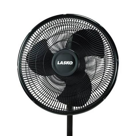 Lasko 16″ Oscillating 3 Speed Pedestal Fan 2521 Black Retail