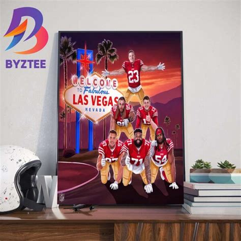 San Francisco 49ers Back On Top Of The NFC And NFC Champions 2023 Art Decor Poster Canvas - Byztee