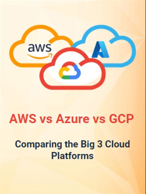 Aws Vs Azure Vs Gcp Comparing The Big 3 Cloud Platforms