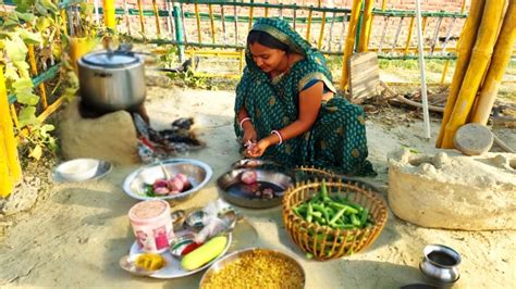 शामके खाने में हमने बनाई ऐसी रेसिपी जो गांव में सबका मनपसंद है । Indian Village Evening Routine