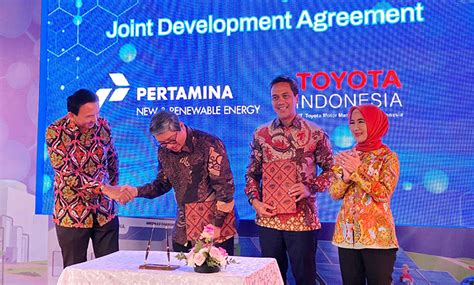 Paling Siap Dari Hulu Ke Hilir Pertamina Gandeng Toyota Kembangkan