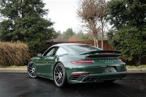 2018 911 Turbo S Pts British Racing Green Handr Springs Sharkwerks Exhaust Cpo Rennlist