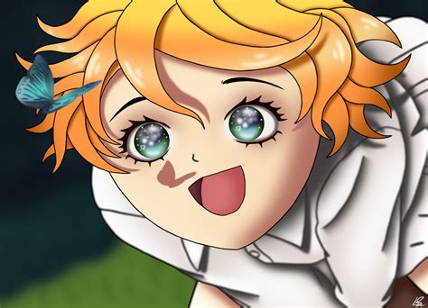 Artstation Emma Fanart The Promised Neverland