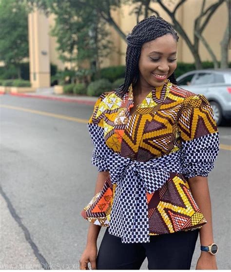 Here Are 8 Cute Ankara Blouses A Million Styles Ankara Blouses