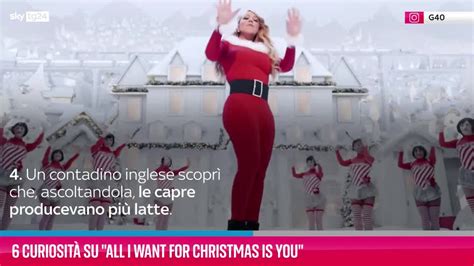 Video Curiosit Su All I Want For Christmas Is You Video Sky