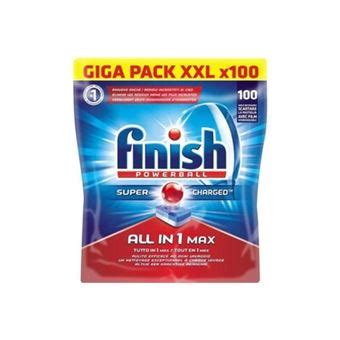 Finish Nz7 Paquet De 100 Tablettes Pour Lave Vaisselle Tout En 1