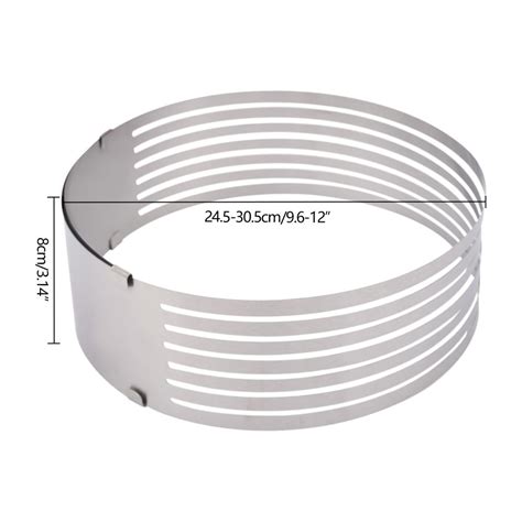 Tortenring Edelstahl Verstellbar Kuchenring Kaufland De