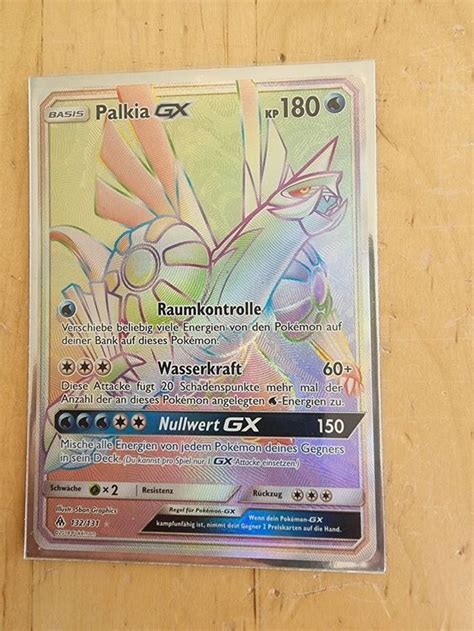 Pokemon Palkia Gx Rainbow Rare Fullart Kaufen Auf Ricardo