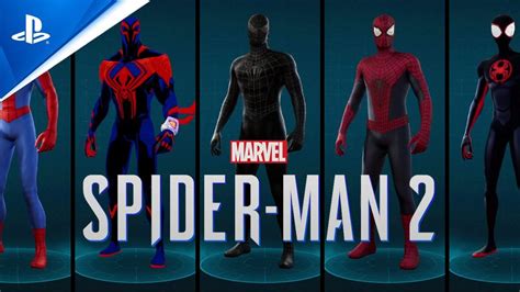 I Nuovi Costumi Di Marvel S Spider Man Youtube