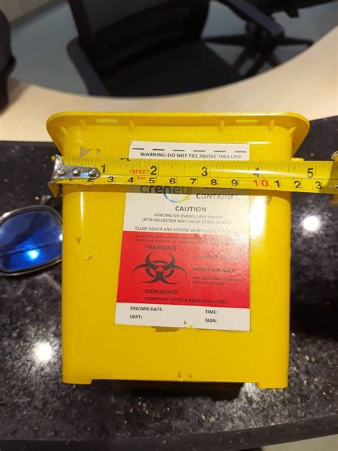 Yellow Biohazard Sharp Container Ltr Capacity Litre At Rs