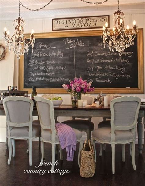 Chalkboard Wall Dining Room