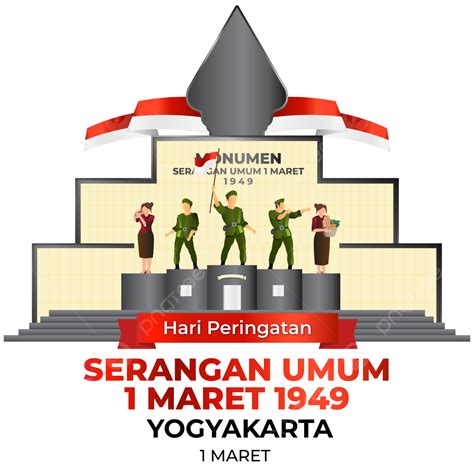 Serangan Umum Maret Yogyakarta Maret Serangan Umum Png Dan