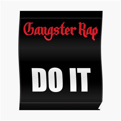 Gangster Rap Made Me Do It Travis Barker Essential Poster For Sale By Thurzemked Redbubble