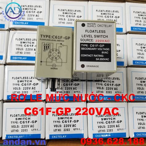 Rơ Le Mức Nước Relay Mực Nước CKC C61F GP Bao Gồm Cả Đế