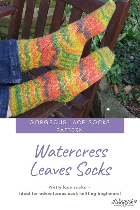 Watercress Leaves Socks Free Pattern And Tutorial