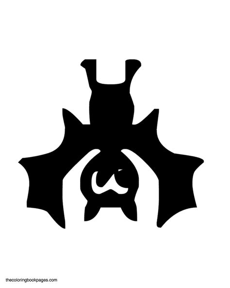 Upside down Bat | Pumpkin stencil, Halloween silhouettes, Halloween pumpkins carvings