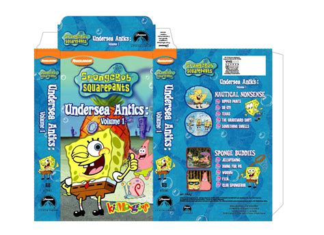 SpongeBob Underwater Antics [RARE VHS] - Bikini Bottom - SpongeBuddy ...