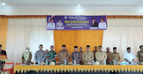 Kecamatan Jangka Gelar Musrenbang Tahun Dailami Pj Bupati