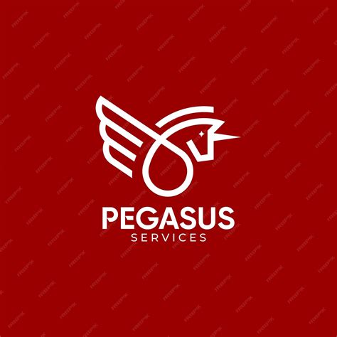 Premium Vector Simple And Modern Pegasus Logo