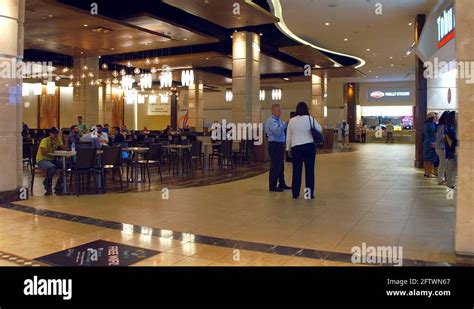 Galleria Mall food court 4k motion video Stock Video Footage - Alamy