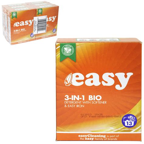 Easy 3in1 Bio Washing Powder 13 Wash 884g X6 Concord Cash And Carry