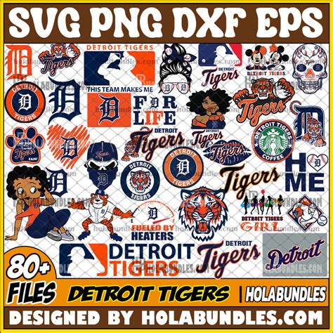 Detroit Tigers Team Svg Detroit Tigers Bundle Svg Detroit Tigers