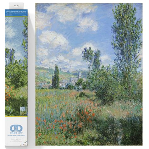 DIAMOND DOTZ View of Vetheuil après Claude Monet Full Drill