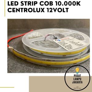 Jual Led Strip Cob Centrolux Volt K Crystal White W M Cri