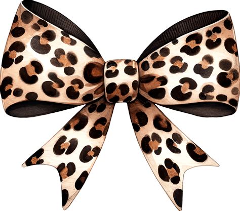 Leopard Print Bow