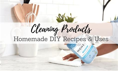 Homemade DIY Recipes And Uses For Cleaning Products