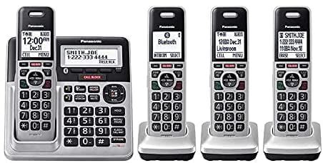 Panasonic Kx Tg Dect Bluetooth Handset Phone Bundle Walmart