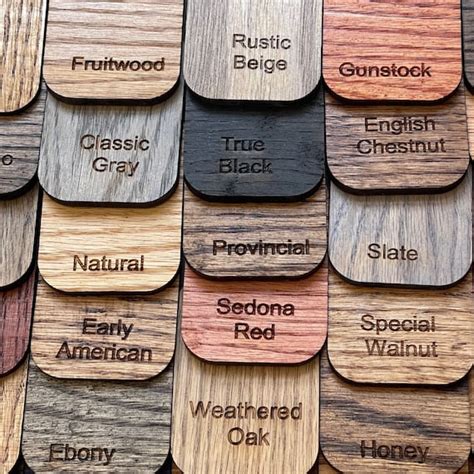 Minwax Wood Stain Colors