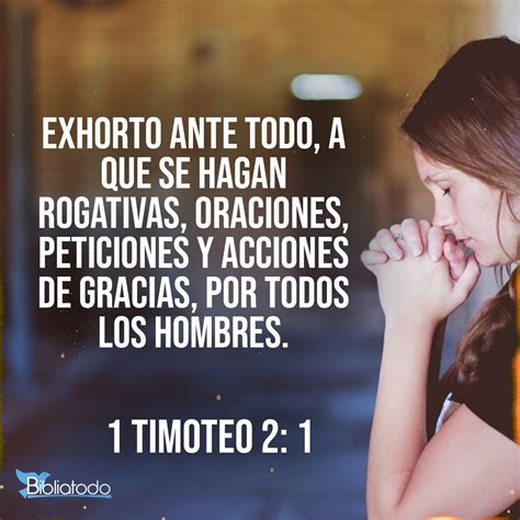 1 Timoteo 2 1 Referencias Cruzadas de la Biblia Conexiones Versículo