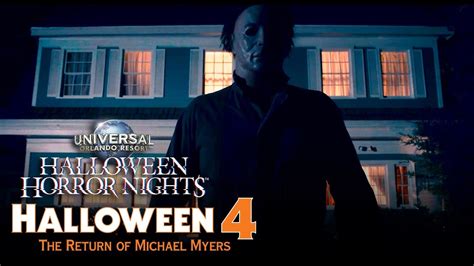 Halloween 4 The Return Of Michael Myers House Reveal Halloween Horror Nights 2018 Youtube