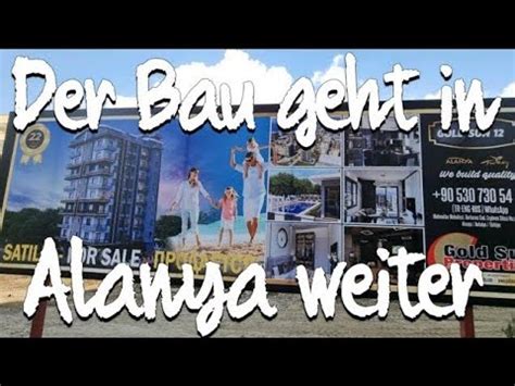 Der Bau Geht In Alanya Weiter Trotz Ikamet Sperren YouTube