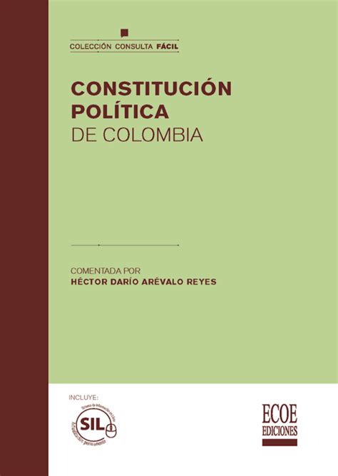 Constituci N Pol Tica De Colombia Ecoe Ediciones