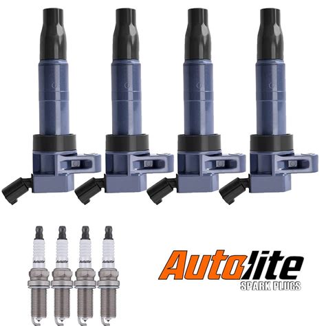 ISA Ignition Coil And Autolite Spark Plug Compatible With Kia Sportage