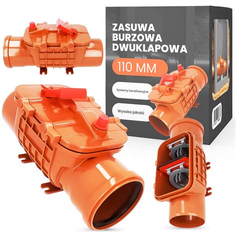 Zasuwa Burzowa Dwuklapowa Mm Zaw R Zwrotny Pestan Zapora