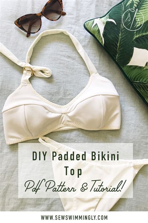 Diy Bikini Top Pdf Sewing Pattern Video Tutorial Artofit