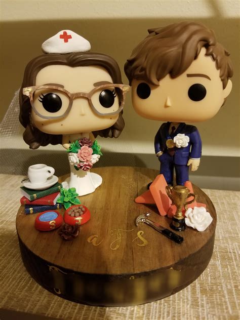 Very Happy With How Our Custom Funko Pop Cake Topper Turned Out R Weddingplanning