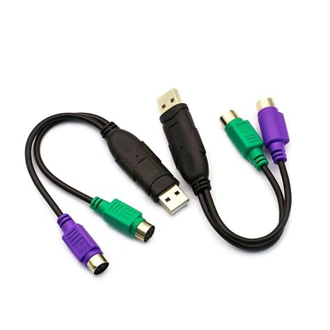 Buy CenryKay PS2 Keyboard to USB Adapter,USB to Dual ps2 Mouse Keyboard Converter Cable(2 Pack ...