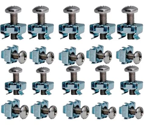 Kit Porca Gaiola E Parafuso Para Rack De Telecom Pe As