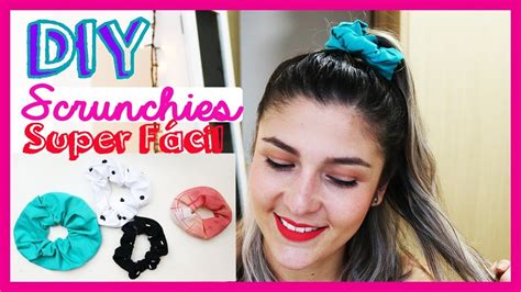 C Mo Hacer Scrunchies Coleteros Sin Maquina Sin Coser Diy Youtube