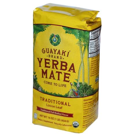 Y192 Guayaki Organic Loose Leaf Yerba Mate 1lb Mate Tea Ebay