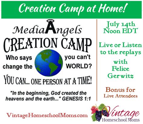 vintage hs moms creation camp ultimate homeschool podcast network