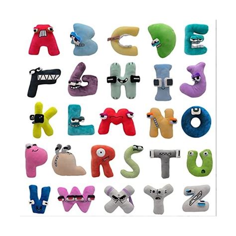 Jouet En Peluche Alphabet Lore In Poup E Oreiller Alphabet Lo