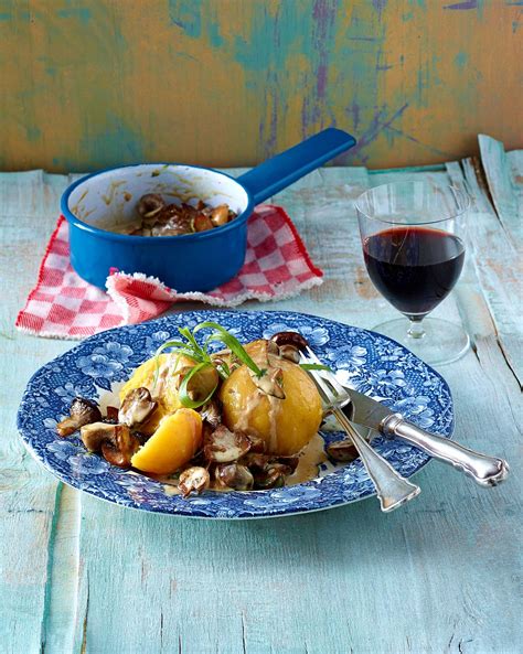 Kürbis Knödel mit Pilzragout Rezept LECKER