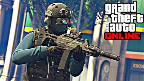 GTA V ONLINE TRAJE DE GUERRA INSANO MILITAR TÁTICO AZUL GOLPE DO